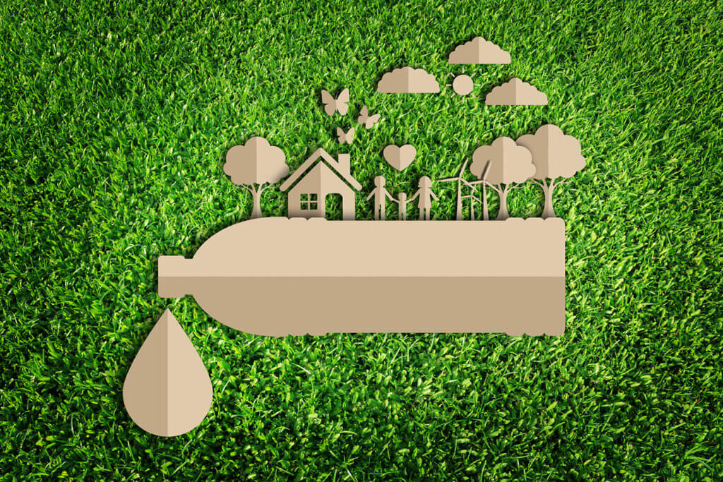 Save,Water,Concept.,Paper,Cut,Of,Eco,On,Green,Grass.