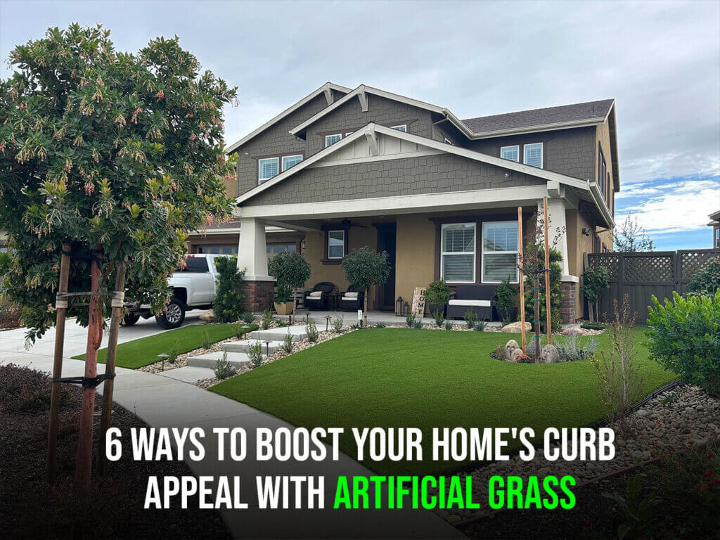 6 Ways to Boost Your Homes Curb Appeal with Artificial Grass-santacruz